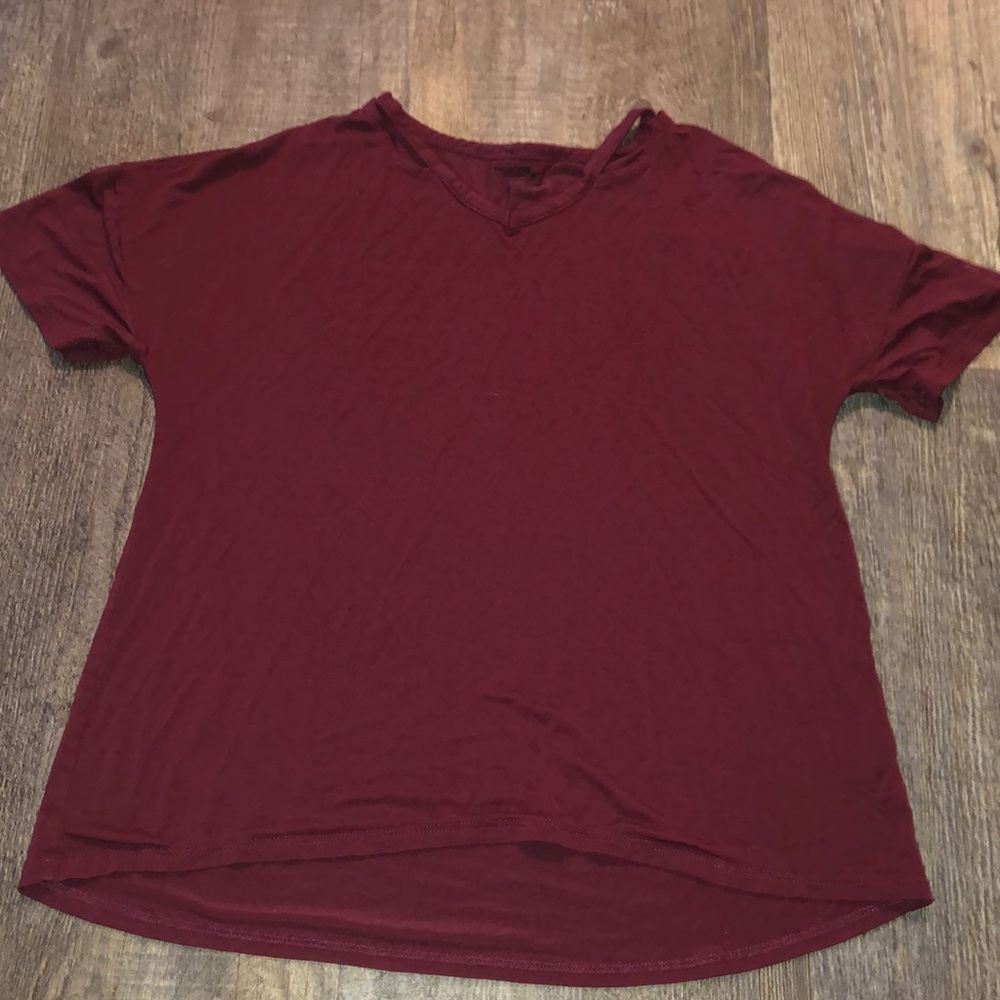 Maroon Kids Dress Shirt